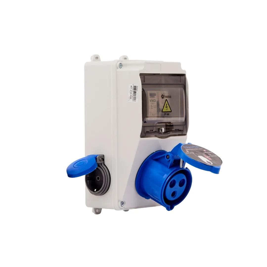 Elektrikli Araç Kombinasyon Kutusu, Tesla Blue Adaptöre Uyumlu, ’’Medium ALL’’ 3x32A + 1x16A - Görsel 7