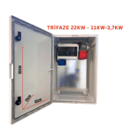 22KW V3 Elektrikli Araç Şarj Cihazı, Türkçe Mobil Uygulama, 5 Yıl Garanti (40x60x20 Pano, Schneider 40A 30MA Kaçak Akım, 3x40 Grup Sigorta, 1x16 sigorta, 5x32 Dişi Piriz, 220V Piriz)Taşıma Çantası ve 220V Dönüştürücü Piriz) - Görsel 2