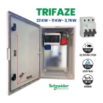 Trifaze Elektrikli Araç Kombinasyon Kutusu - Schneider - 22 kW, 11 kW ve 3,7 kW Tüm Modellere Uyumlu